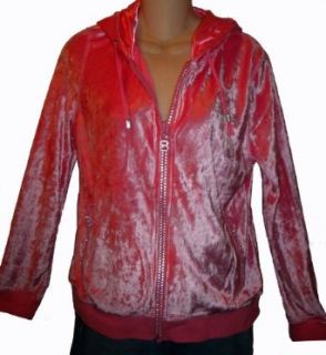 BCBG Maxazria Hooded Hoodie Sweat Jacket Embellished w/ Rhinestones Available in Several Colors & Sizes (Small, Carnation Pink) at  Womens Clothing store
