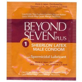 Beyond Seven Plus Spermicidal Condoms 24 Pack: Health & Personal Care