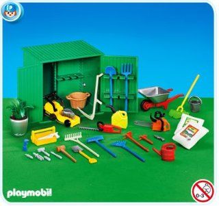 Playmobil Shed with tools: Toys & Games