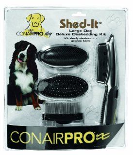 ConairPRO Shed It Deluxe Professional Grooming Kit for Large Dogs, 3 Inch : Pet Grooming Clippers : Pet Supplies