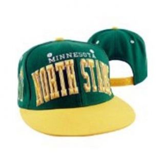NHL Minnesota North Stars Blockshed Snapback Hat : Sports Fan Baseball Caps : Clothing