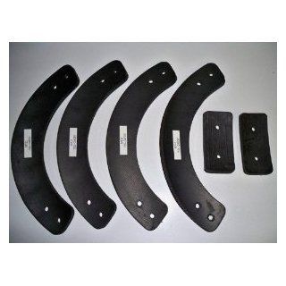 Genuine OEM MTD Auger 6 Piece Paddle Set, (4) 735 04032, (2) 735 04033. MTD Number For Set Is 753 04472 : Snow Removal Tools : Patio, Lawn & Garden