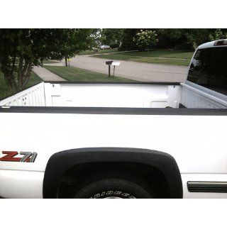 Wade 72 01151 Black Ribbed Finish Truck Bed Rail Caps with Stake Holes   2 Piece: Automotive