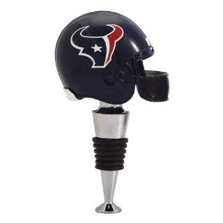4.5" NFL Houston Texans Football Helmet Wine Bottle Stopper: Kitchen & Dining