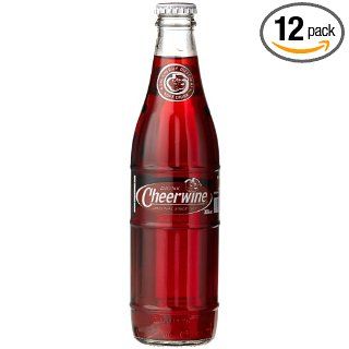 Cheerwine NORTH CAROLINA LONGNECK CHERRY   Since 1917; unlike the Soviets, still here!, 12 Ounce Glass Bottle (Pack of 12) : Soda Soft Drinks : Grocery & Gourmet Food