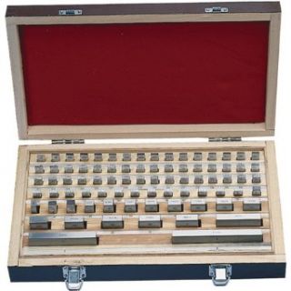 TTC 81 Piece Precision Gage Block Set   Model: PGB 81 SIZE: .1001" to.1009", .101 to .149", .05" to .95", 1";2" Includes: • Supplied with a certificate of a Number of Pieces: 81: Gauge Blocks: Industrial & Scient