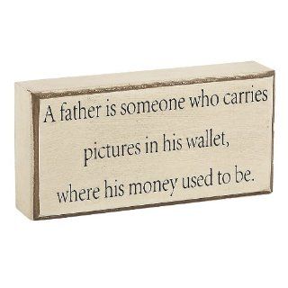 Collins A Father is Someone Box Sign   Decorative Signs