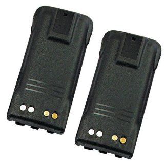 Hitech   2 Pack of HNN9008 / PMNN4008 Replacement Batteries for Some Motorola ATS, GP, MTX, PTX, and PRO Series, Including the GP140, GP240, GP280, and GP320 2 Way Radio Batteries (Ni MH, 2400mAh) : Two Way Radio Batteries : GPS & Navigation