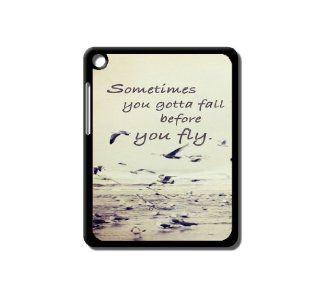 Sometimes You Gotta Fall Quote Ocean Apple iPad Mini Tablet Case Fits Apple iPad Mini Tablet: Computers & Accessories