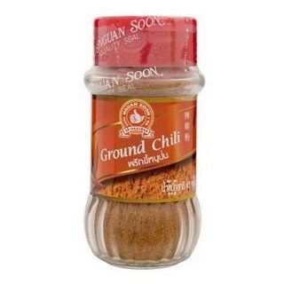 100% Nguan Soon Ground Pure Thai Chili Powder 45g in glass l: Everything Else