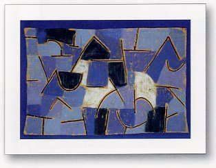 Kunstdruck 'Blaue Nacht' von Paul Klee   Bildgre 74 cm Breite x Hhe 48 cm: Küche & Haushalt