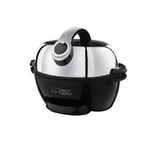 George Foreman 14283 Compact Oven und Roaster in Schwarz und Chrom: Küche & Haushalt