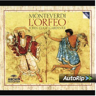 Monteverdi   L'Orfeo / Rolfe Johnson, Dawson, von Otter, Argenta, M. Nichols, Tomlinson, Chance, Baird; Gardiner: CDs & Vinyl
