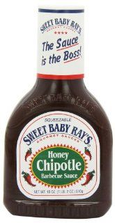 Sweet Baby Ray's BBQ Sauce   Honey Chipotle, 1er Pack (1 x 510 g Flasche): Lebensmittel & Getrnke