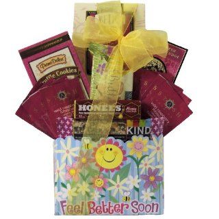 GreatArrivals Gift Baskets Get Well Gift Basket, Feel Better Soon, 2 Pound : Gourmet Baked Goods Gifts : Grocery & Gourmet Food