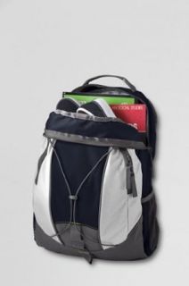 Lands' End School Uniform Boys' Solid ClassMate StudyHaul Backpack Navy: Clothing