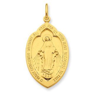 Sterling Silver & 24k Gold plated Miraculous Medal: West Coast Jewelry: Jewelry