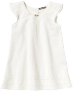 LANA natural wear Kleid Melina 10113295076 Mdchen Babybekleidung/ Taufbekleidung, Gr. 116 , Wei (weiss 301): Bekleidung