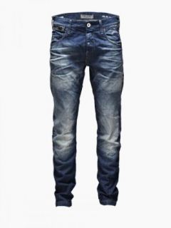 Jack & Jones Herren Jeans NICK LAB BL 123 LID Regular Fit light blue: Bekleidung