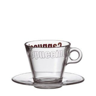 Leonardo 043345 KT/2 Tasse mit Untertasse Cappuccino: Küche & Haushalt