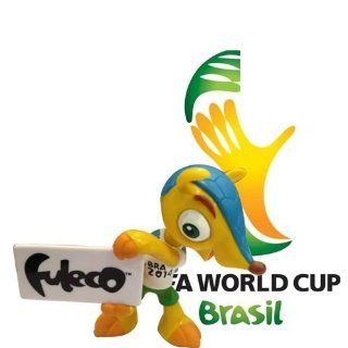 FIFA World Cup 2014 Brazil Football Mascot Weltmeisterschaft WM 2014 Brasilien Maskottchen 3D Sammelfigur Fuleco: Sport & Freizeit