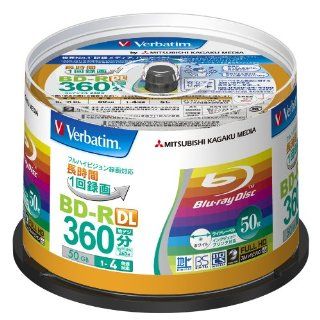 Verbatim Blu ray Disc 50 Spindle   50GB 4X BD R DL: Computer & Zubehr