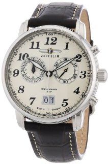 Zeppelin Herren Armbanduhr LZ127 Graf Zeppelin Chronograph Quarz 76845: Uhren