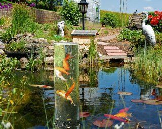 Fischturm Fischsule Goldfisch Rohr 50 cm inkl. Sockel: Garten