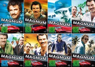 Magnum   die komplette Serie Staffel 1 8 Set 44 DVDs Deutsche Originalware: Tom Selleck, Jonathan Hillerman: DVD & Blu ray
