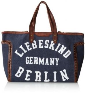 Liebeskind Berlin Wendy2 Wendy2, Damen Shopper, Mehrfarbig (dark blue/sorbet), 55x34x15 cm (B x H x T): Schuhe & Handtaschen