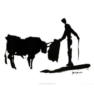 Pablo Picasso   Bullfight II   Matador Kunstdruck (35,56 x 27,94 cm): Küche & Haushalt