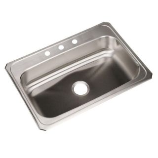 Elkay Celebrity CR3122 Single Basin Drop In Kitchen Sink   Kitchen Sinks
