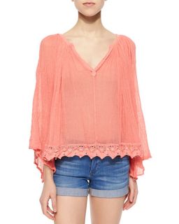 Golden by JPB Nuevo Cosmo Lace Hem Top