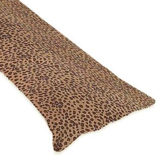 Sweet Jojo Designs Cheetah Pink Collection Body Pillow Case