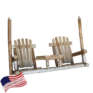 Lakeland Mills Tete a Tete Porch Swing   Porch Swings