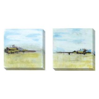 ArtWall Kevin Calkins  Essence Of Blue 4 Piece  Gallery Wrapped