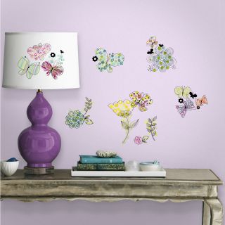 Pastel Floral Peel and Stick Wall Decals   Wall Decals