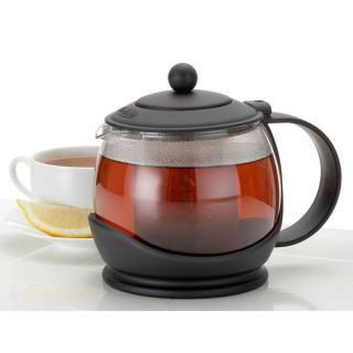 BonJour Prosperity Black 5 cup Teapot and Shut off Infuser