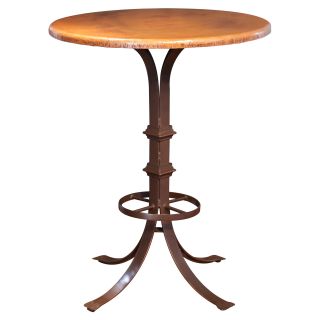 Valencia 33 in. Real Copper Pub Table   Bistro Tables