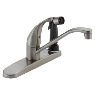 Peerless Core P114LF Single Handle Kitchen Faucet with Side Spray   Kitchen Faucets