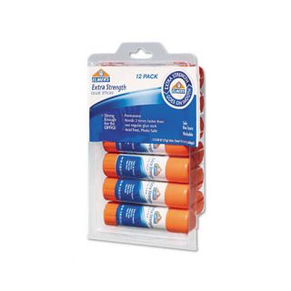 Elmers Products Inc Extra Strength Office Glue Sticks (12 Pack)
