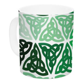 Celtic Knot by KESS Original 11 oz. Forest Mint Ceramic Coffee Mug