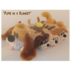 Pancake Puppy Pups in a Blanket Stuffed Animal   Shopping