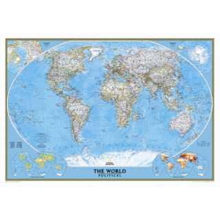 National Geographic Maps World Classic Wall Map