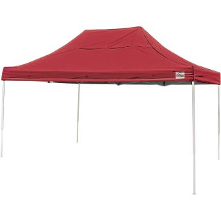 ShelterLogic Pop-Up Canopy — 15ft.L x 10ft.W, Truss Top, Straight Leg, Red, Model# 22553  Pop Up Canopies