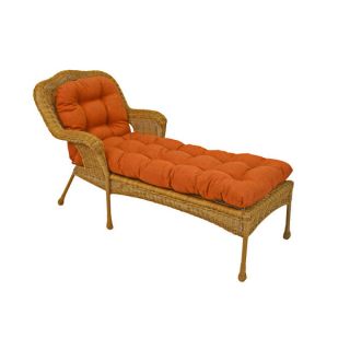 Blazing Needles 69x21 inch U shaped Outdoor Tufted Chaise Lounge