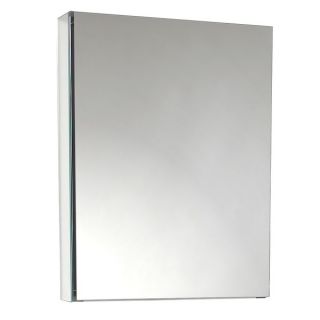 Recessed or Surface Mount Medicine Cabinet in Aluminum with Hang N