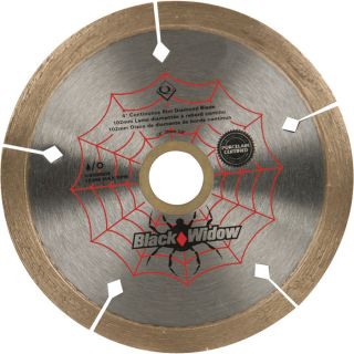 QEP Black Widow Blade — 4in., Model# 6-4008BW  Diamond Wheels
