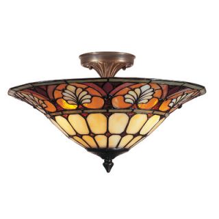 Dale Tiffany Dylan Tiffany 3 Light Flush Mount