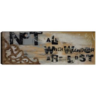 Not All Who Wander by Christina Lovisa Wall Art by Hobbitholeco.